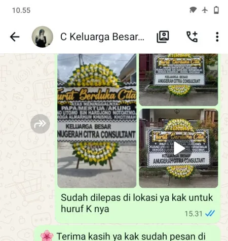Pengiriman Papan Bunga Duka Lubangindangan Butuh