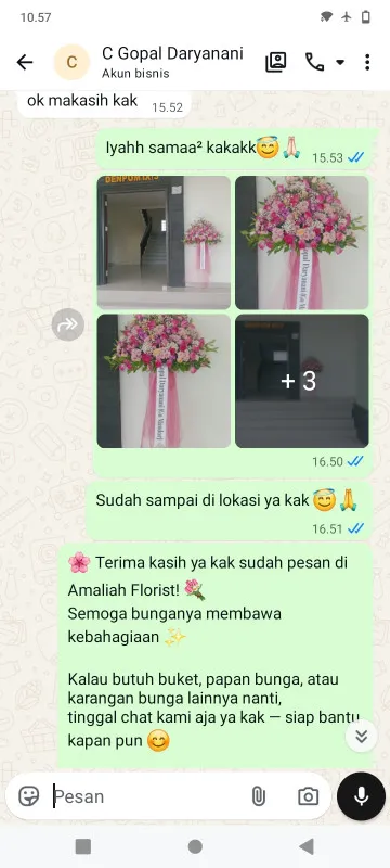 Pengiriman Karangan Bunga Lubangindangan Butuh