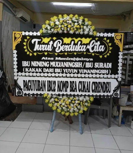 Papan Bunga Duka Lubangindangan Butuh